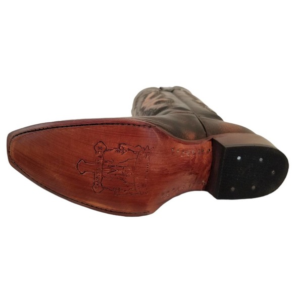 Ferrini Teju Lizard S-Toe Western Boots Chocolate TML 200668 Men's Size‎ US 8 D - Picture 11 of 12